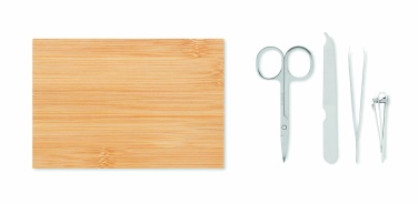 Logo trade promotional giveaways image of: Manicure nail tool set